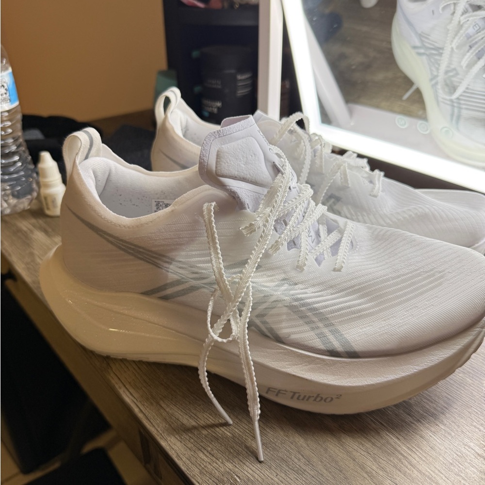 Asics White Women's Athletic Shoes